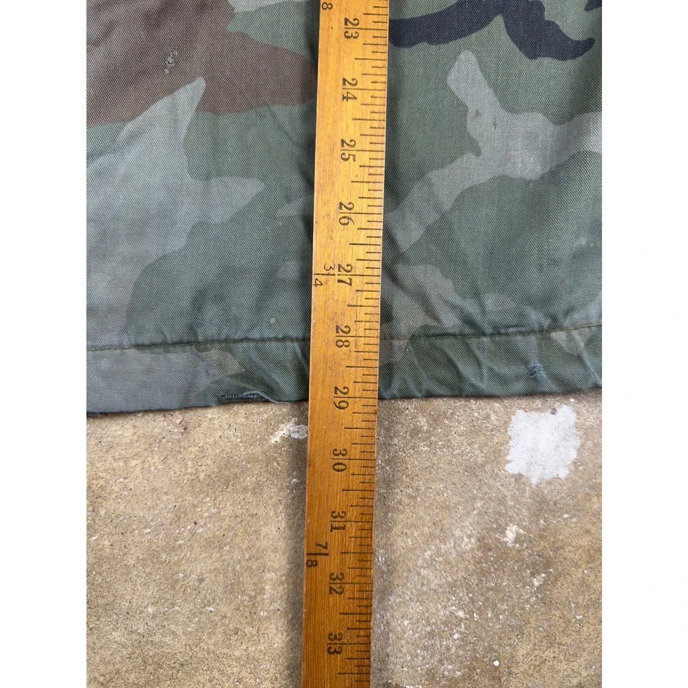 VTG US Army Chemical Protective Jacket‎ Olive Drab Large 80s Military Surplus